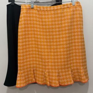 Pair of 2 Lovely Fit & Flare Skirts, Size 12 Petite, EC